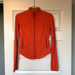 Lululemon Bright Orange Forme Jacket Sz 4